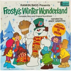 Frosty's Winter Wonderland Vinyl LP 1976 Disneyland Records 1368 Andy Griffith